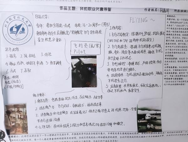 5.职业兴趣导图优秀作品展示